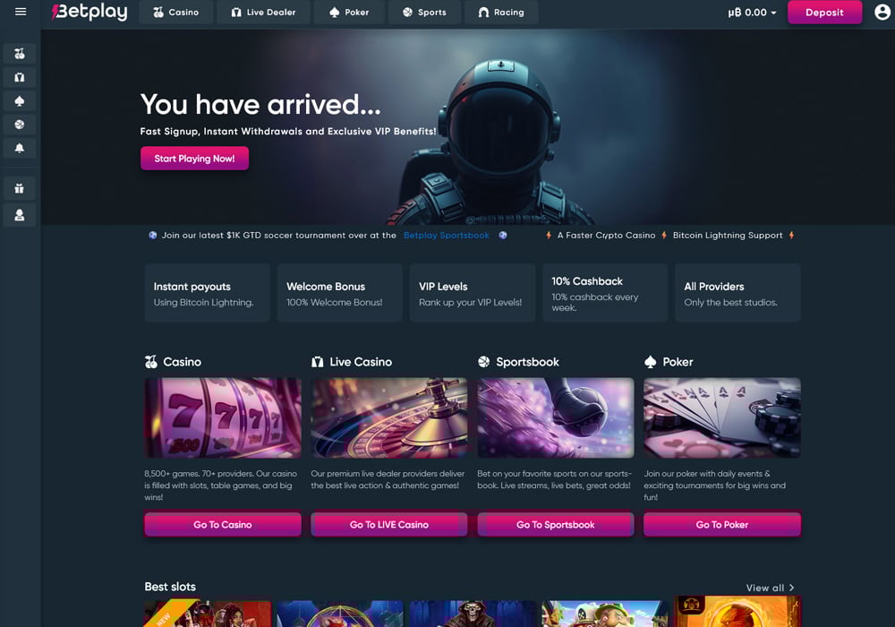 Betplay Homepage