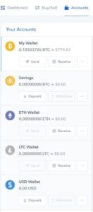 coinbase wallet accounts