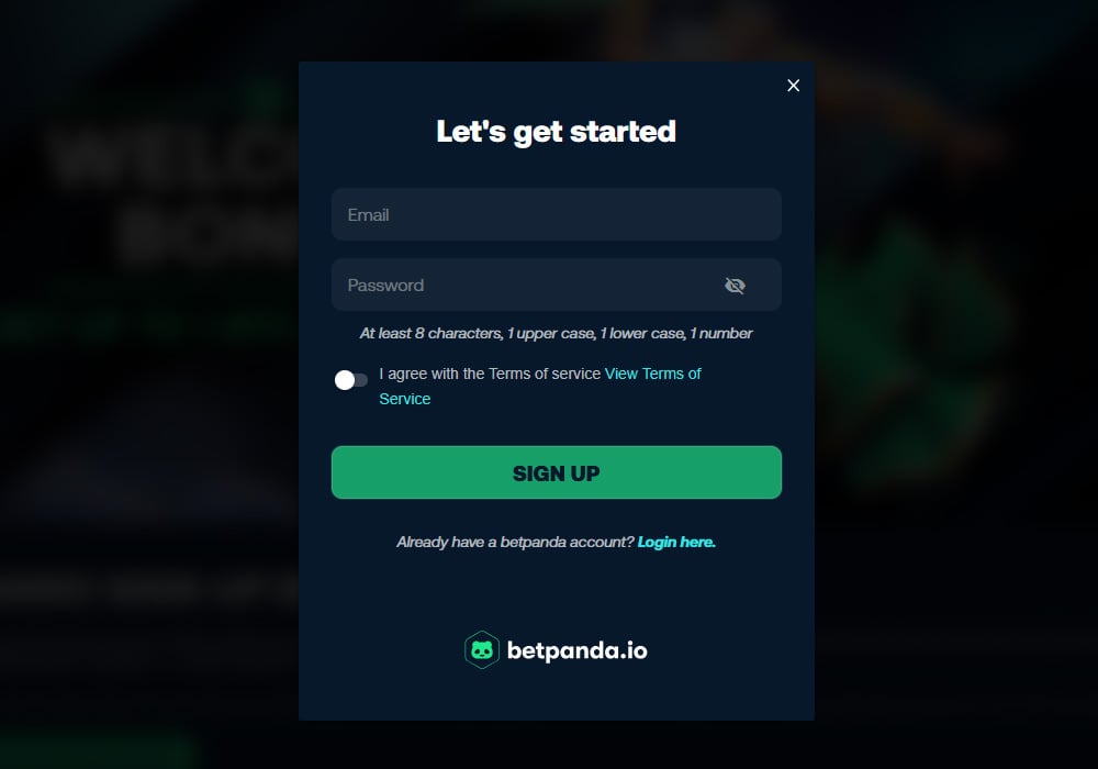 How to Sign Up