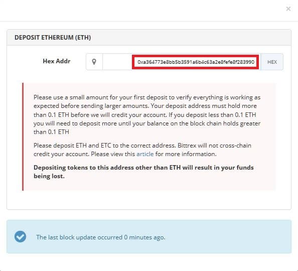 Bittrex Deposit Address