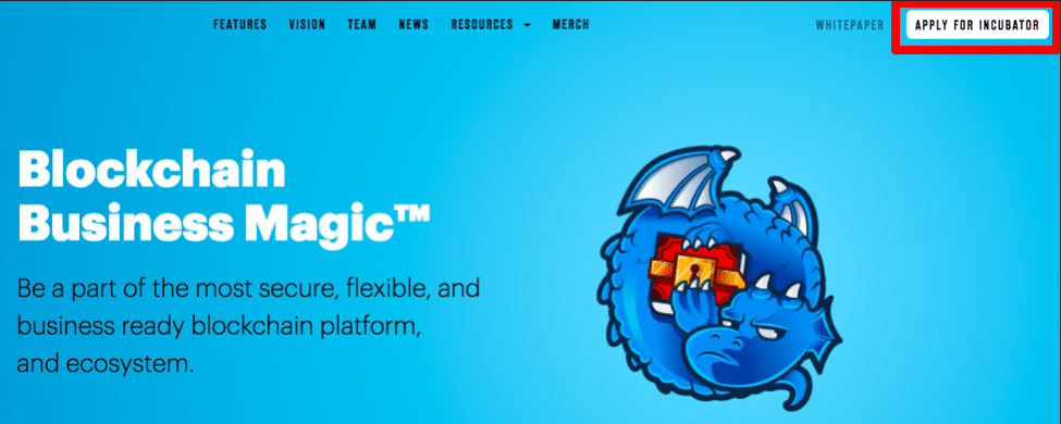 DragonChain incubation