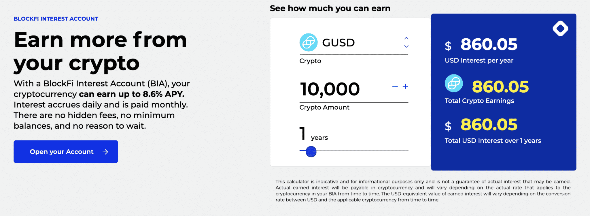 The BlockFi Interest Account